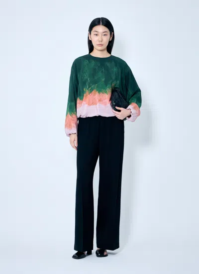 Dries Van Noten Puvis Wool Pants In Black