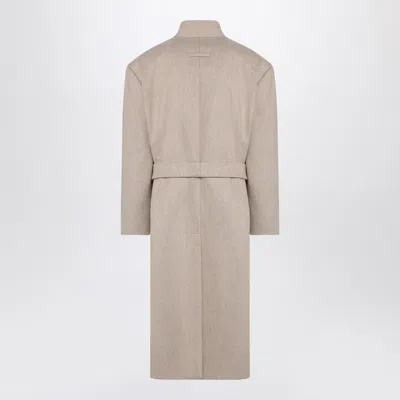 Fear Of God Beige Melange Double-breasted Coat Men In White