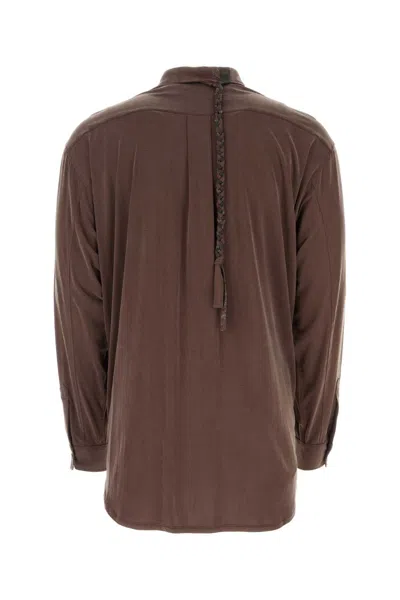 Magliano Stretch Cupro Liquid Shirt With Chest Pocket