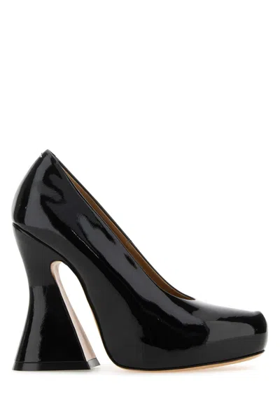 Maison Margiela Elegant Leather Sketch Pumps With 12 Cm Heel Height