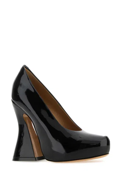 Maison Margiela Elegant Leather Sketch Pumps With 12 Cm Heel Height