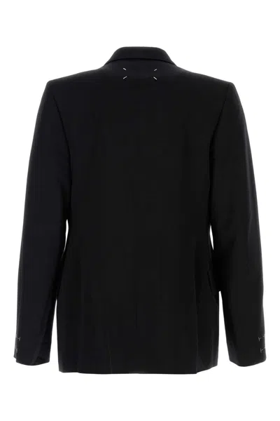 Maison Margiela Men Black Wool Blazer