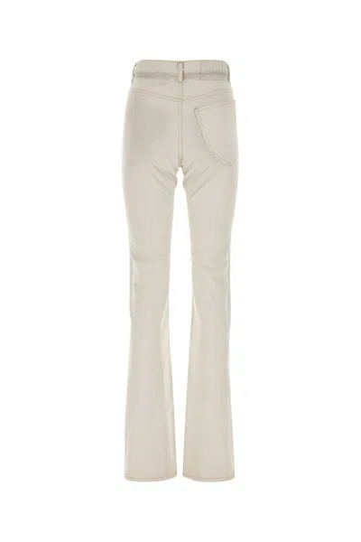 Maison Margiela Chalk Denim Jeans In White