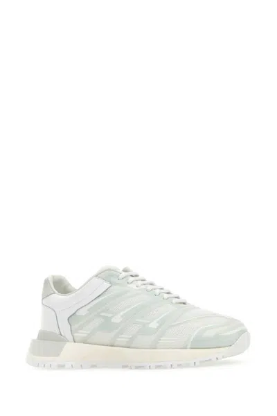 Maison Margiela White Mesh And Rubber 50-50 Sneakers