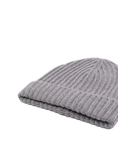 Malo English Folded Cuff Ribbed Pleated Brim
