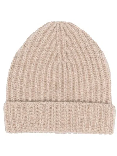 Malo English Folded Cuff Ribbed Pleated Brim