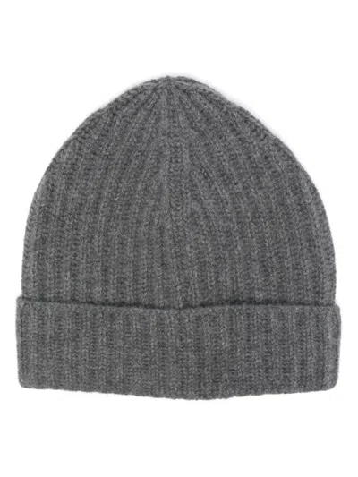 Malo English Folded Cuff Ribbed Pleated Brim