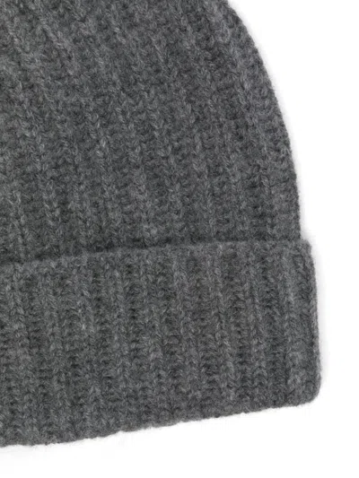 Malo English Folded Cuff Ribbed Pleated Brim