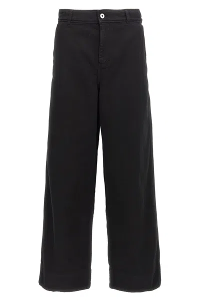 Jw Anderson J.w.anderson 'high Weist Wide Leg' Pants In Black