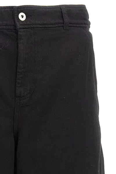 Jw Anderson J.w.anderson 'high Weist Wide Leg' Pants In Black