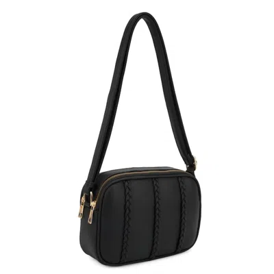 Kayla + Ava Women's Sera Camera Crossbody Bag In Black In Black