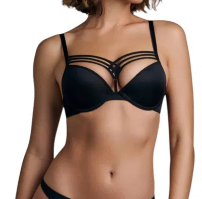 Marlies Dekkers Solid Color Bra With Cut-out Details In Black