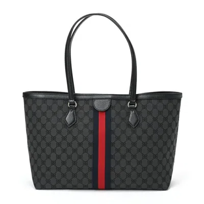 Pre-owned Balenciaga Black Canvas Leather Tote Bag ()