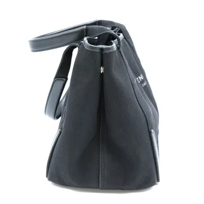 Pre-owned Balenciaga Black Denim Leather Handbag Tote Bag ()