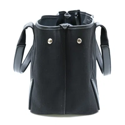 Pre-owned Balenciaga Black Denim Leather Handbag Tote Bag ()