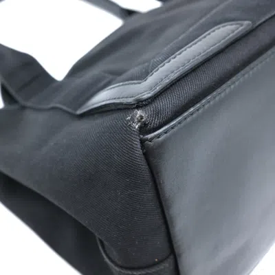 Pre-owned Balenciaga Black Denim Leather Handbag Tote Bag ()