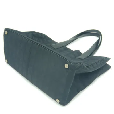 Pre-owned Chanel Black Nylon Leather Tote Bag ()