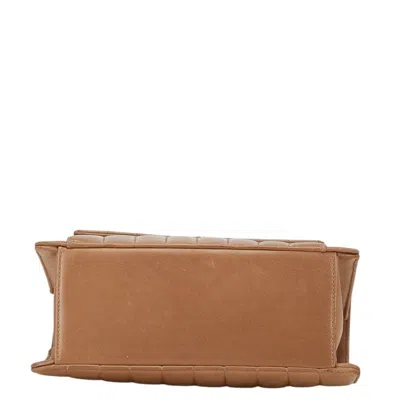 Pre-owned Chanel Mademoiselle Brown Leather Shoulder Bag ()