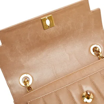 Pre-owned Chanel Mademoiselle Brown Leather Shoulder Bag ()