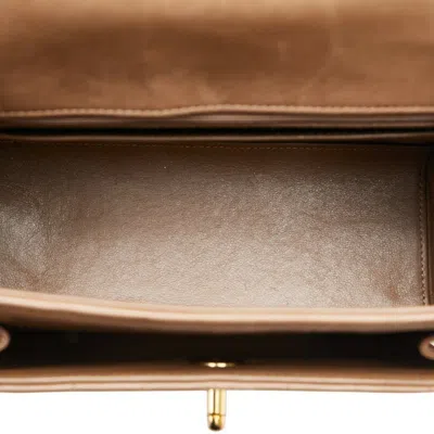 Pre-owned Chanel Mademoiselle Brown Leather Shoulder Bag ()
