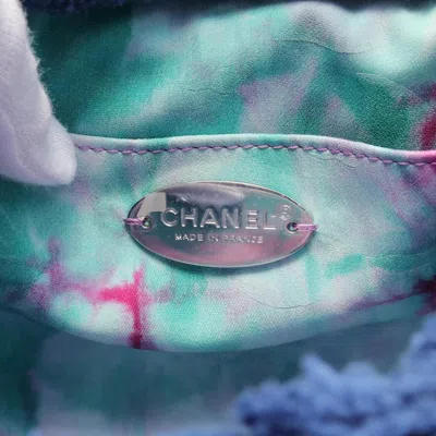 Pre-owned Chanel Multi-color Navy Shoulder Bag () In Multi-color, Navy