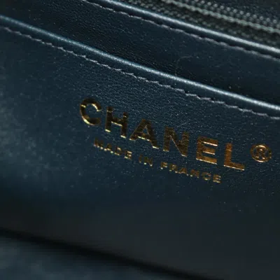 Pre-owned Chanel Navy Denim Shoulder Bag ()
