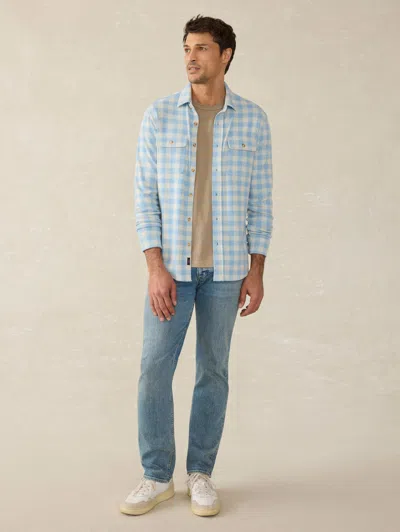 Faherty Legend Sweater Shirt In Valley Creek Gingham