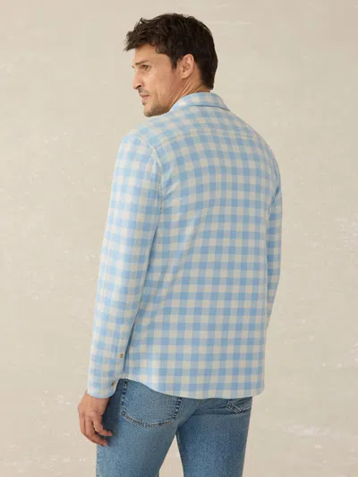Faherty Legend Sweater Shirt In Valley Creek Gingham