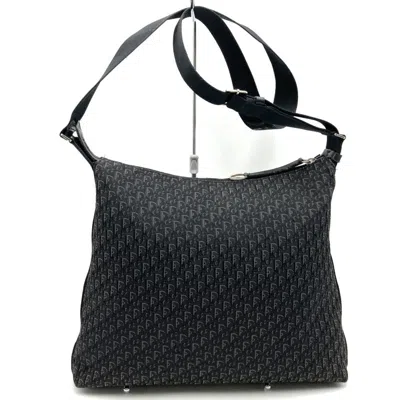 Pre-owned Dior Christian  Black Canvas Shoulder Bag ()