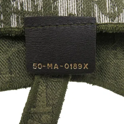 Pre-owned Dior Christian  Khaki Canvas Fanny Pack Saddle Bag ()