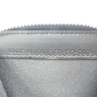 Pre-owned Dior Homme Navy Orange Leather Coin Purse/coin Case () In Navy, Orange