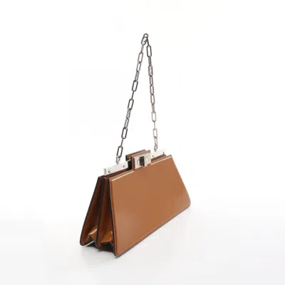 Pre-owned Fendi Brown Leather Shoulder Bag ()