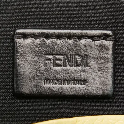 Pre-owned Fendi Grayish Leather Clutch Bag ()