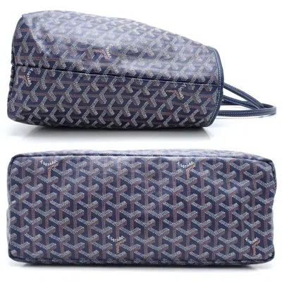 Pre-owned Goyard Navy Pvc Leather Tote Bag ()