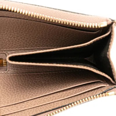 Pre-owned Gucci Beige Pvc Leather Wallet (bi-fold) ()