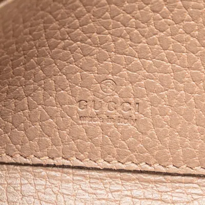 Pre-owned Gucci Beige Pvc Leather Wallet (bi-fold) ()