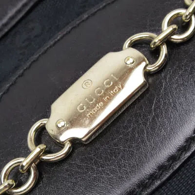 Pre-owned Gucci Black Gg Canvas Shoulder Bag ()