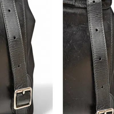 Pre-owned Gucci Black Leather Backpack ()