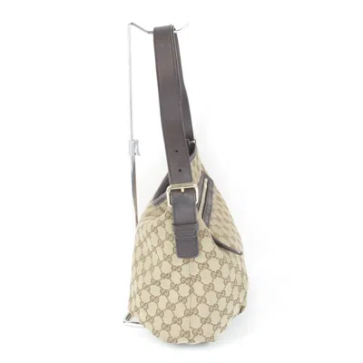 Pre-owned Gucci Brown Gg Canvas Shoulder Bag ()