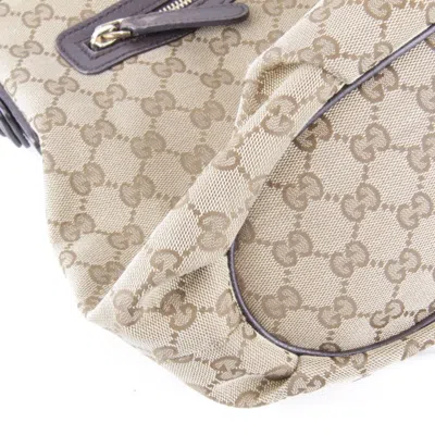 Pre-owned Gucci Brown Gg Canvas Shoulder Bag ()