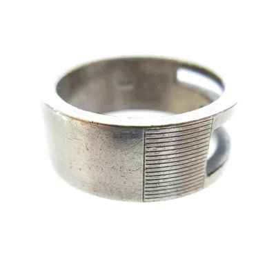 Pre-owned Gucci Silver Silver 925 Band Ring ()