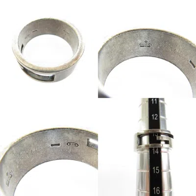 Pre-owned Gucci Silver Silver 925 Band Ring ()