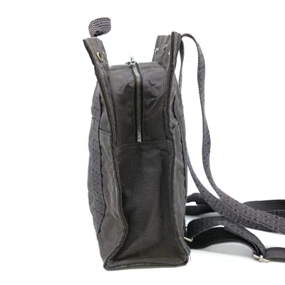 Pre-owned Hermes Gray Nylon Canvas Backpack ()