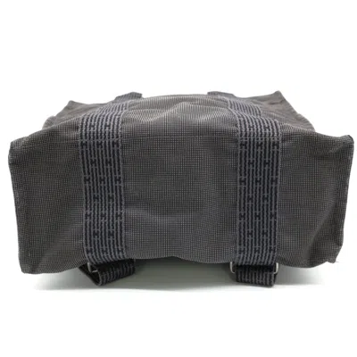 Pre-owned Hermes Gray Nylon Canvas Backpack ()