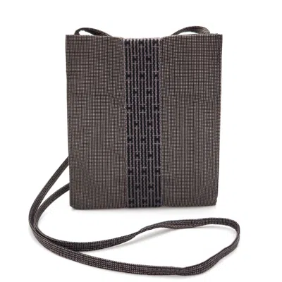 Pre-owned Hermes Her Line Gray Canvas Shoulder Bag ()