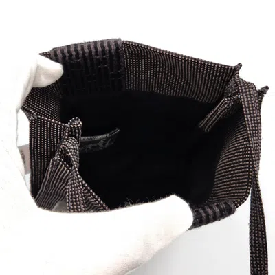 Pre-owned Hermes Her Line Gray Canvas Shoulder Bag ()