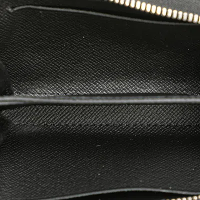 Pre-owned Louis Vuitton Ardoise Black Leather Coin Purse/coin Case () In Ardoise, Black