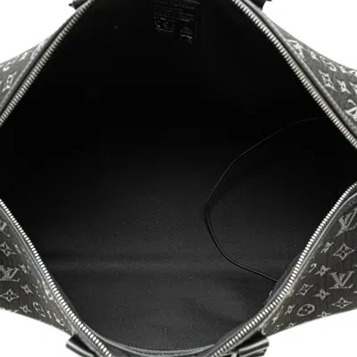 Pre-owned Louis Vuitton Black Canvas Leather Boston Bag Shoulder Bag ()