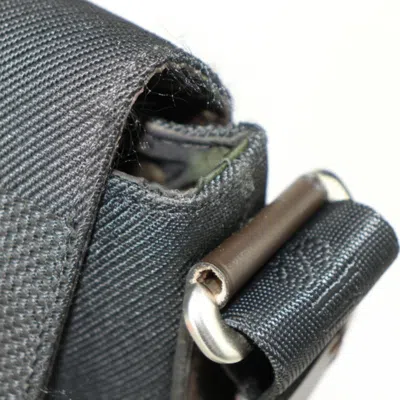 Pre-owned Louis Vuitton Black Damier Canvas Leather Messenger Bag Shoulder Bag ()