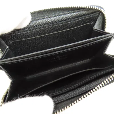 Pre-owned Louis Vuitton Black Damier Graphite Damier Graphite Coin Purse/coin Case () In Black, Damier Graphite
